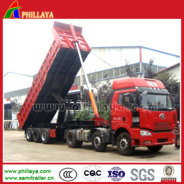 Front Lifting Heavy Dump Truck Trailer / Dumper with 50-60t Capacity